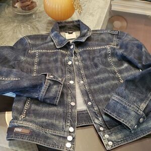Gianfranco Ferre womens Jeans Jacket medium fit
